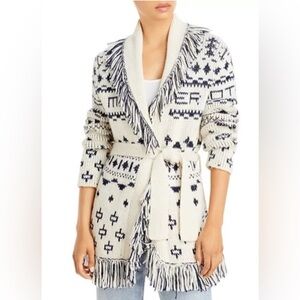 Mother - The Belted Short Cardigan in Mother
 Alpaca Sweater S